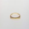 Geelgouden ring met gele diamant #4680 - Afbeelding 3