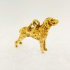 14 karaat gouden hanger / hond / Dalmatiër #835