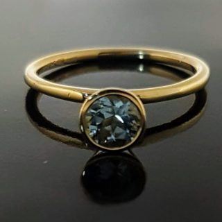 Gouden ring met aquamarijn #6832
