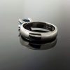 14 karaat witgouden ring met aquamarijn #10767 - Afbeelding 3