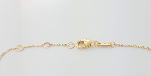 14kt geelgouden armband cirkel #23224 - Afbeelding 2