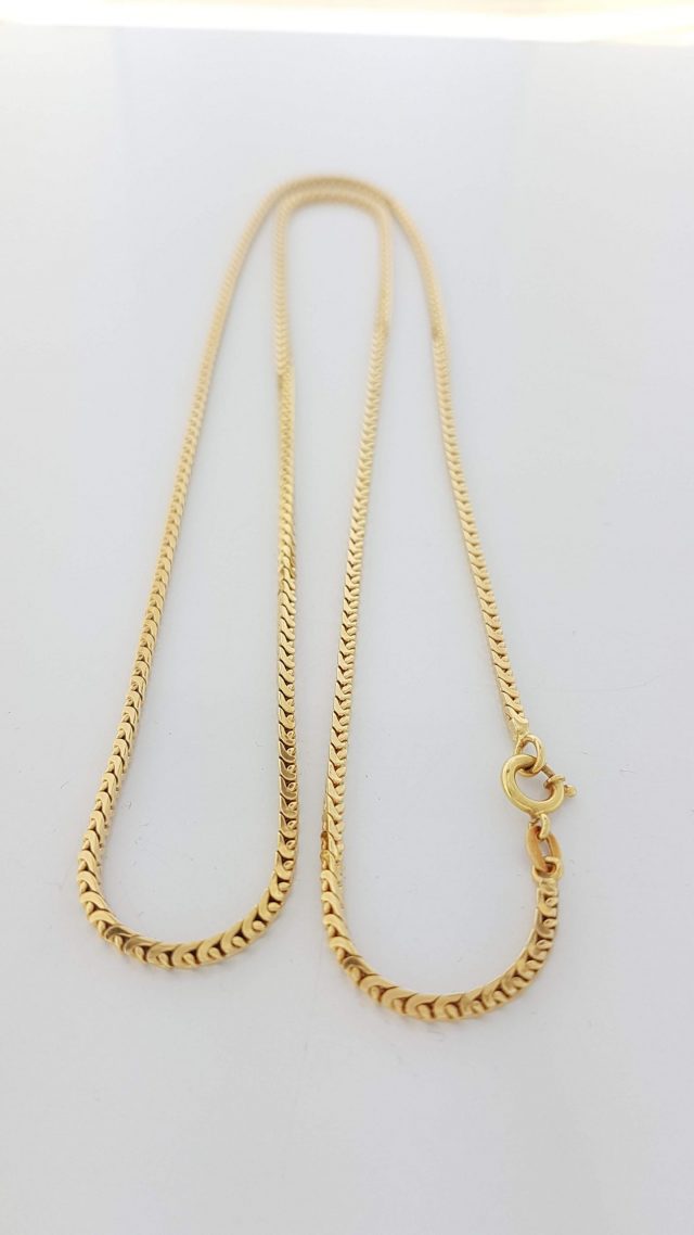 Gouden collier #22125 - Afbeelding 3