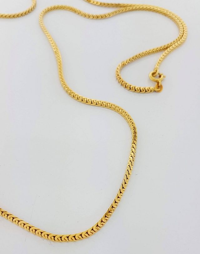 Gouden collier #22125