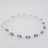 Zilveren armband met kleurstenen, Tanzaniet. #24455 - Afbeelding 3