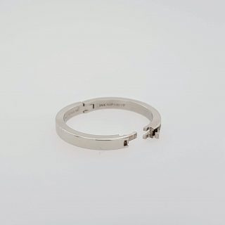 Witgouden reuma ring voor handen met dikke knokkels #1777