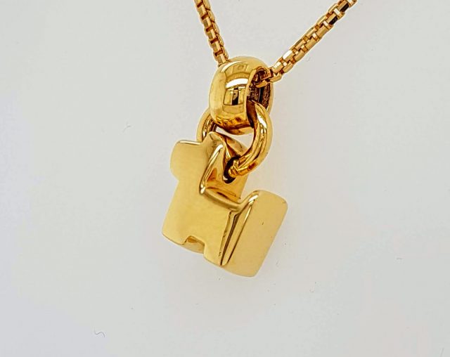 Gouden hanger/ bedel 'hond' #3831 - Afbeelding 2