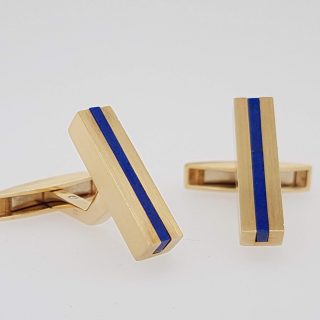 Manchetknopen met lapis lazuli #19123