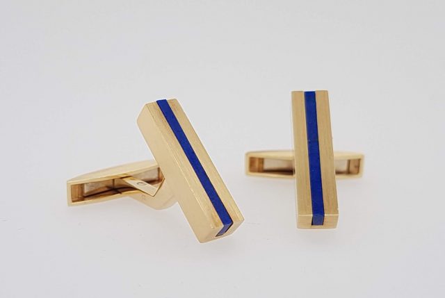 Manchetknopen met lapis lazuli #19123