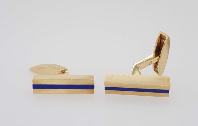 Manchetknopen met lapis lazuli #19123 - Afbeelding 2