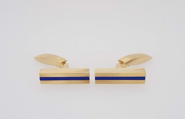 Manchetknopen met lapis lazuli #19123 - Afbeelding 3