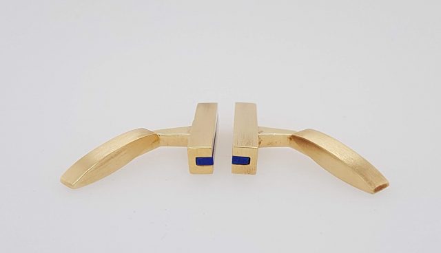 Manchetknopen met lapis lazuli #19123 - Afbeelding 4