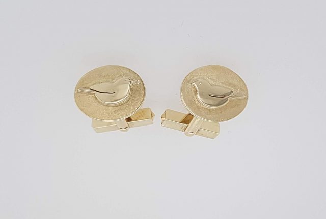 Gouden manchetknopen. #5124 - Afbeelding 2