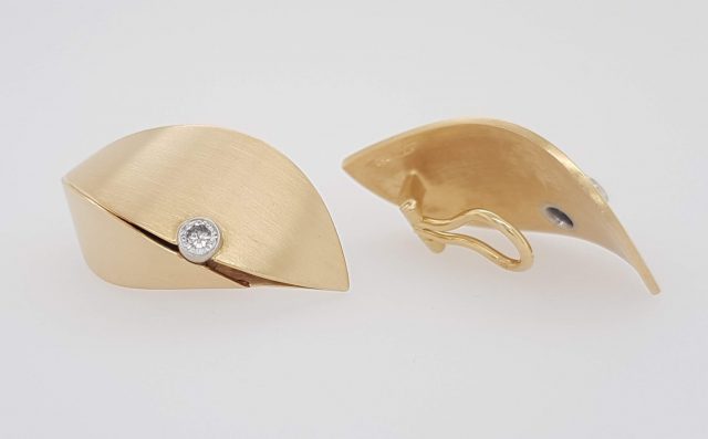Gouden fantasie oorknoppen. #922 - Afbeelding 5