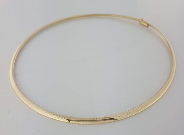Gouden omega collier #19004