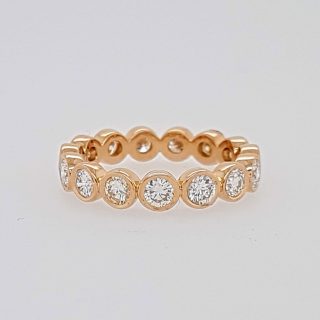 Alliance ring met diamant. #24568