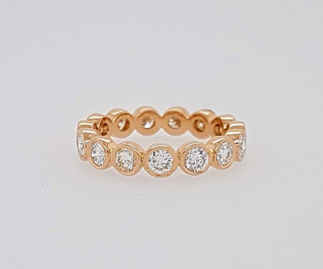 Alliance ring met diamant. #24568