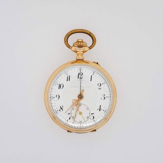 Gouden zakhorloge Alexora watch co. #24572