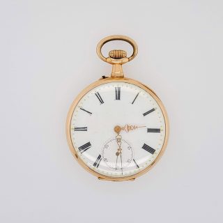 Rosé gouden zakhorloge #24573