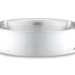 Zilveren brede slavenarmband of bangle van Quinn #24062