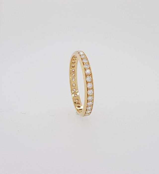 Enten Vulkaan Observatie Gouden alliance ring briljant / diamant #16772 | Goudsmederij/Juwelier  Arnold van Dodewaard