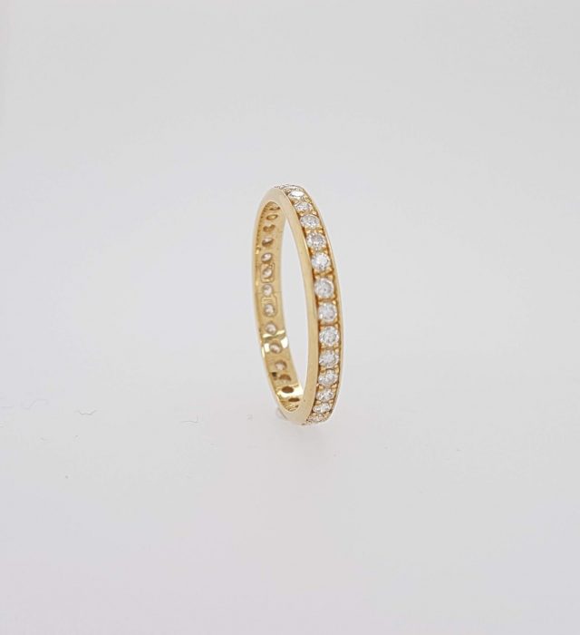 Gouden alliance ring briljant / diamant #16772