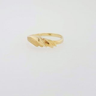 Gouden fantasie ring. #0092