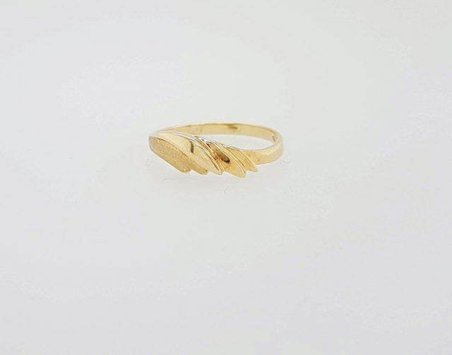 Gouden fantasie ring. #0092