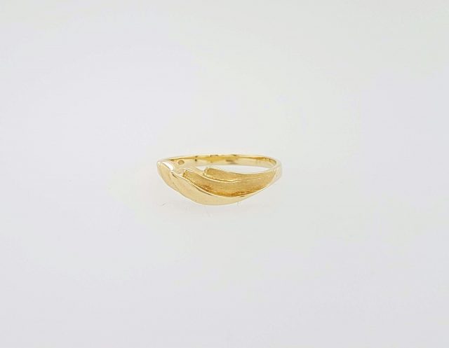 Gouden fantasie ring. #0092 - Afbeelding 2