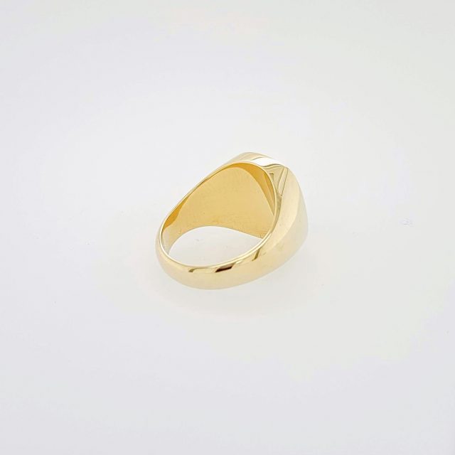 Gouden zegelring met carneool / Cachetring #1182 - Afbeelding 3