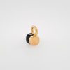 Gouden hanger met zwarte Jade #23535 - Afbeelding 3