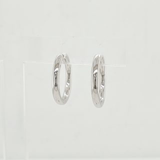 14 Karaat solide creolen. 20x2.5 mm #13270