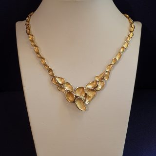 14 Karaat gouden chooker / collier Bubbles #24916