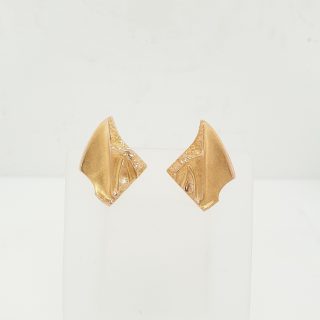 14 Karaat gouden oorclips van Lapponia, Frutto. Occasion #24921