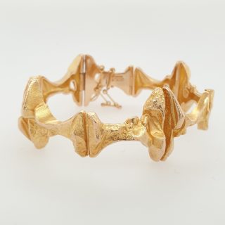 14 Karaat gouden armband van Lapponia. Borealis.  Occasion. #24917