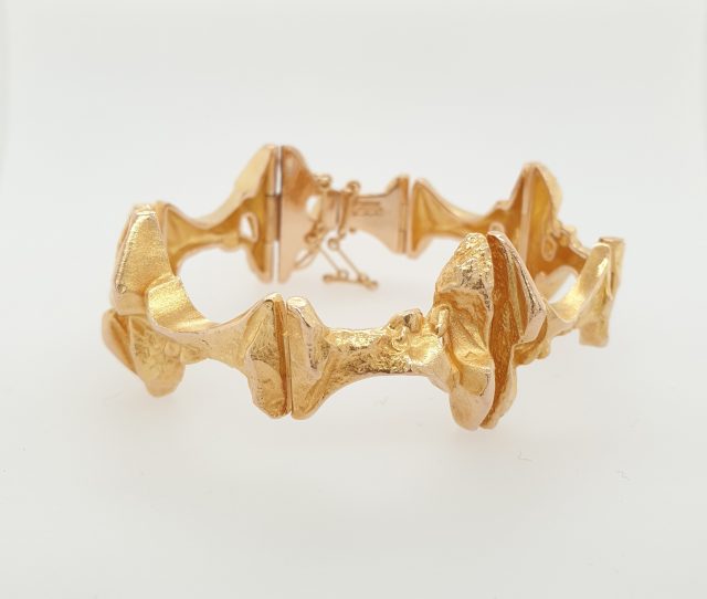 14 Karaat gouden armband van Lapponia. Borealis.  Occasion. #24917