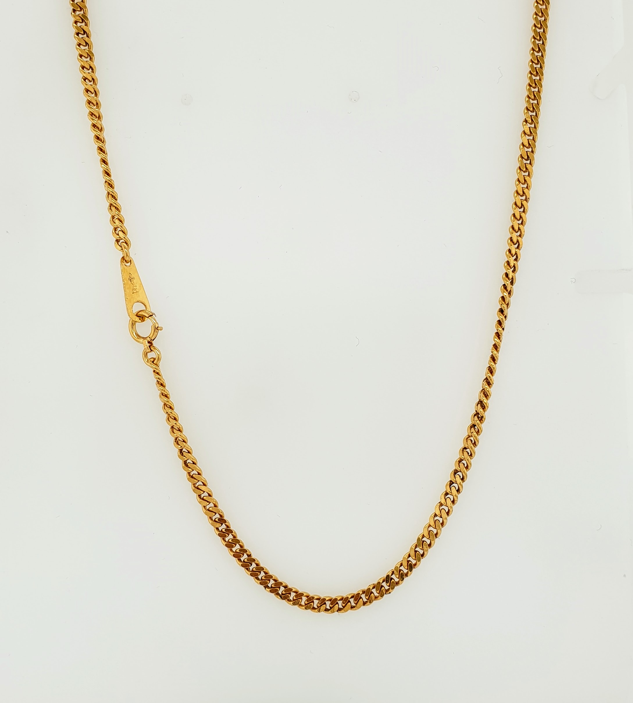 sensatie landheer strottenhoofd 18 Karaat gouden ketting, vintage. 40 cm en 2.5 mm dik. Gourmette #24938 | Goudsmederij/Juwelier Arnold van Dodewaard sensatie landheer strottenhoofd 18 Karaat gouden ketting, vintage. 40 cm en 2.5 mm dik. Gourmette #24938 | Goudsmederij/Juwelier Arnold van Dodewaard