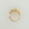 18 karaat gouden gespring met briljant. Occasion #25473 - Afbeelding 4