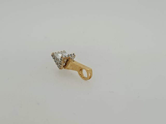 14 Goud hanger met Cubic Zirconia. #25477 - Afbeelding 3