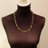 Handgemaakt collier van 14 karaat geelgoud. #23125 - Afbeelding 3