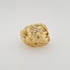 Vintage geelgouden cocktail ring #25635 - Afbeelding 3