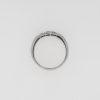 14 Karaat witgouden rijring met 3 briljanten van 0.10 crt TW.VS. #25664 - Afbeelding 3