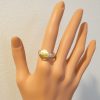 Zilver met gouden ring met een briljantje van MANU. # 25728 - Afbeelding 4