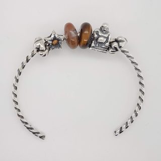 Zilveren Trollbeads bangle #24598