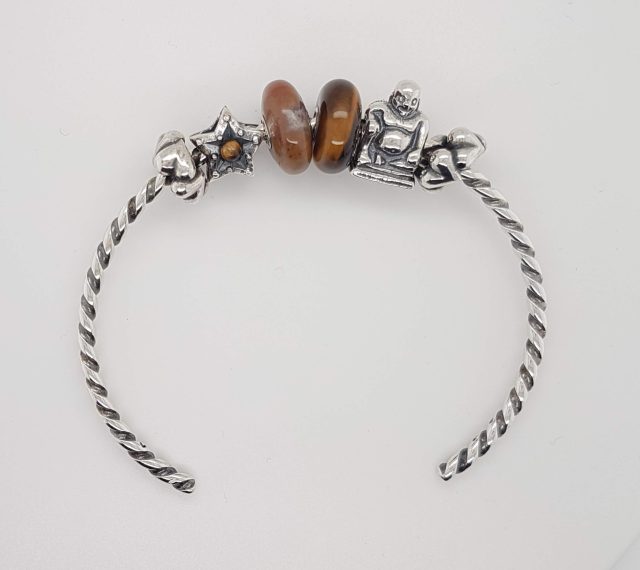 Zilveren Trollbeads bangle #24598