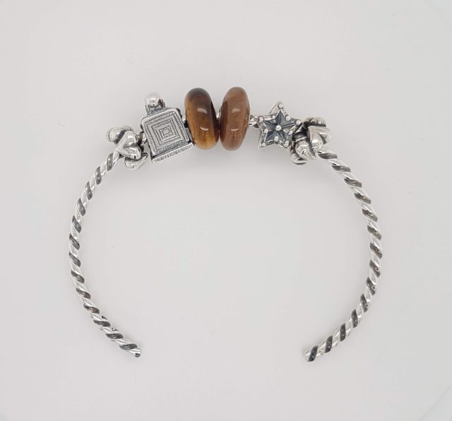 Zilveren Trollbeads bangle #24598 - Afbeelding 2
