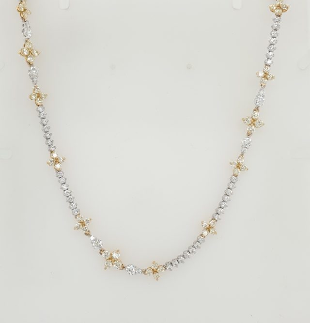 Vintage Leo Pizzo collier met diamant. #26070 - Afbeelding 7