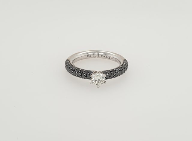 Witgouden ring met diamant van Noor. #26071 - Afbeelding 4