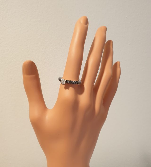Witgouden ring met diamant van Noor. #26071 - Afbeelding 6