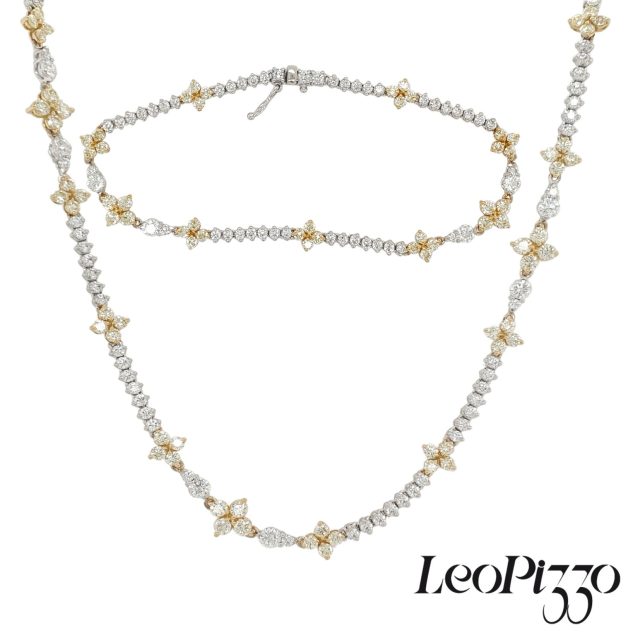 Vintage Leo Pizzo collier met diamant. #26070 - Afbeelding 4