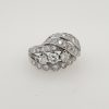 Witgouden briljant ring met 30 diamanten, Occasion. #20593